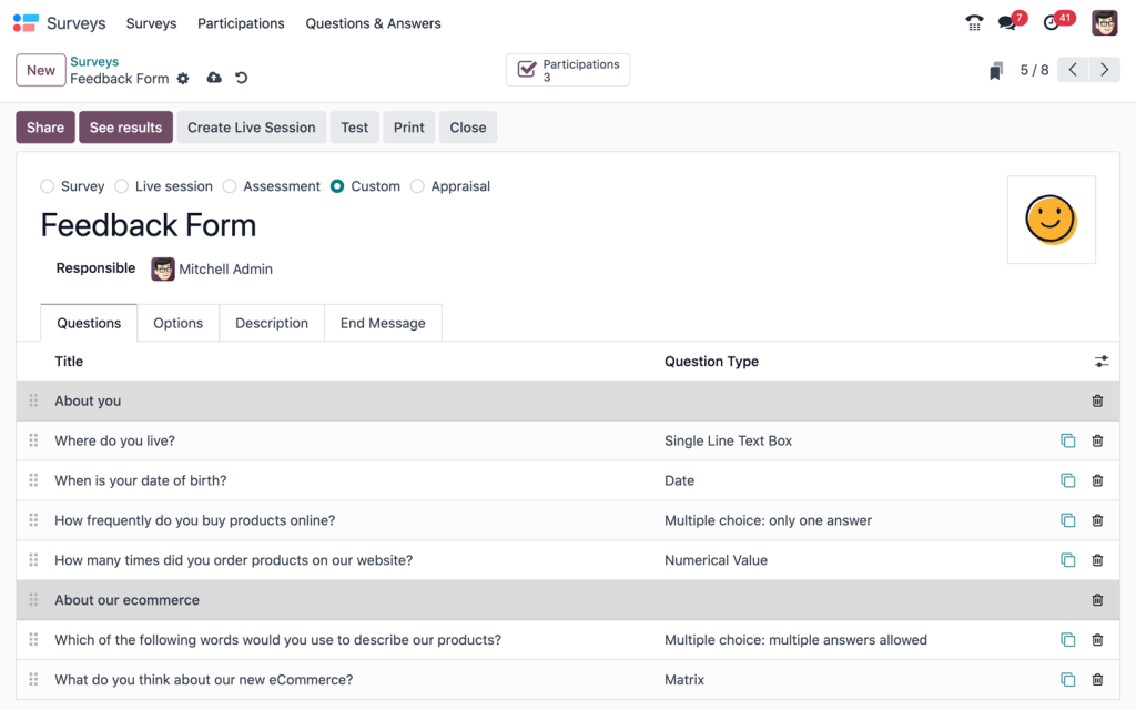 Appschef-Software ERP Indonesia Module Survey