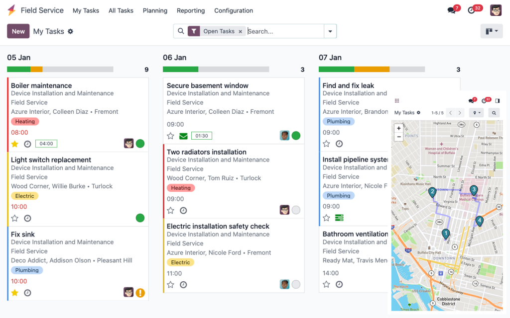 Appschef-Software ERP Indonesia Module Field Service
